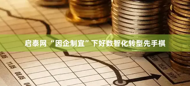 启泰网 “因企制宜”下好数智化转型先手棋